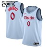 Dječji NBA Dres Washington Wizards Bilal Coulibaly Nike 2024-25 City Edition Plava Swingman